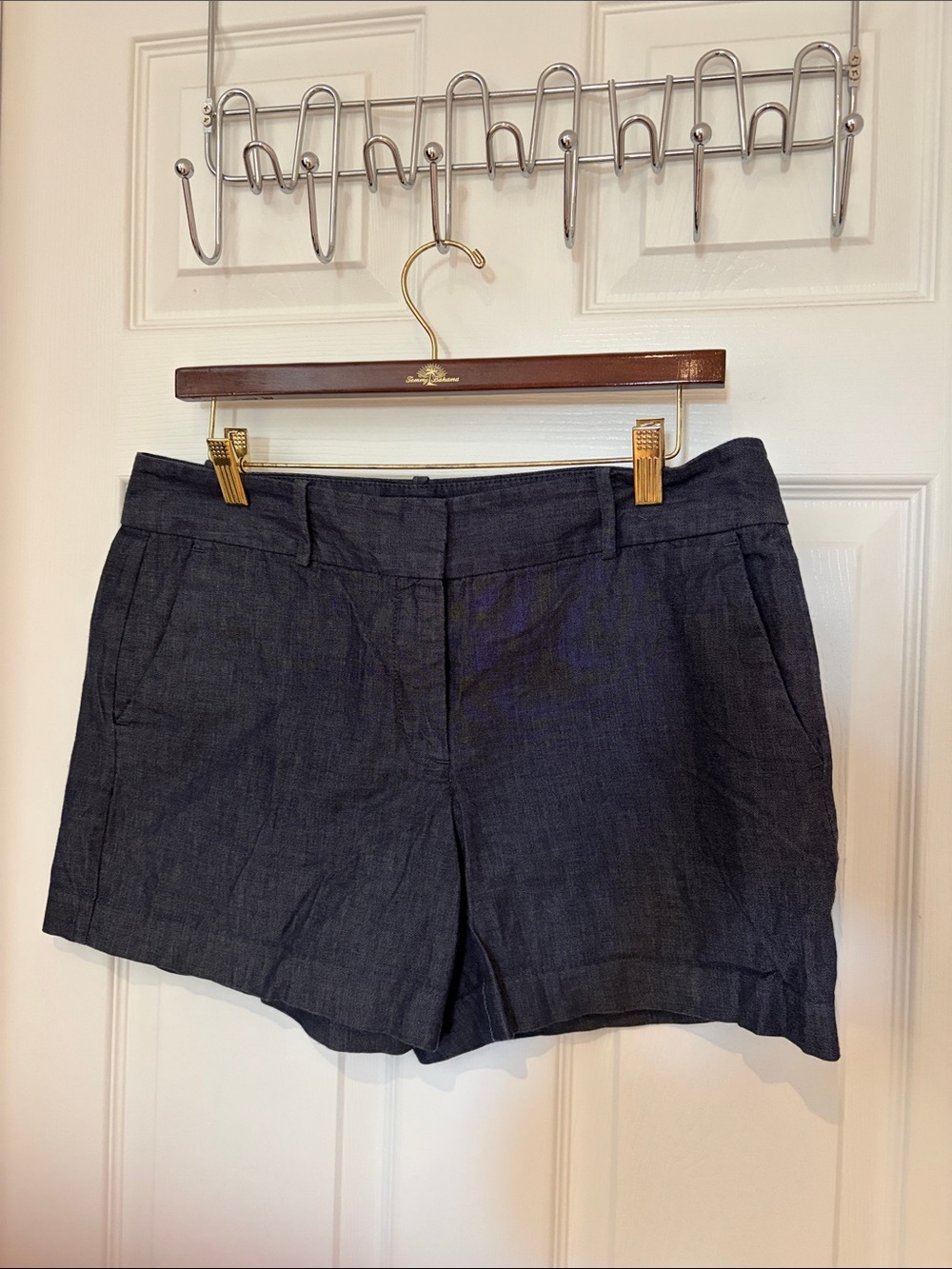 Ann Taylor Factory Navy Tailored Shorts